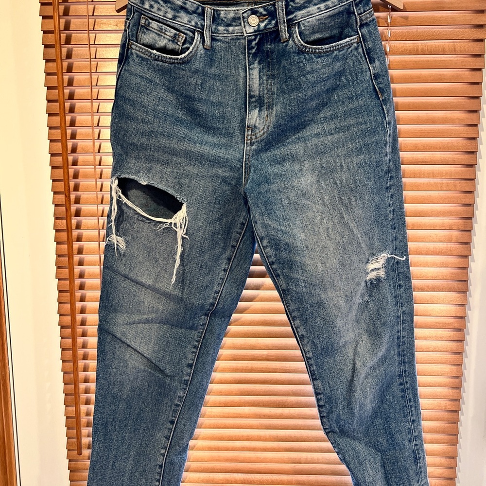Vervet Distressed Blue Jeans